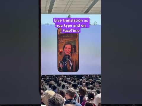 Live translations is now on Messages, FaceTime, and calls.