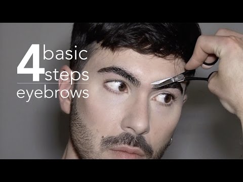 4 Basic Steps - Men's Eyebrows