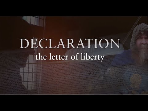 The Declaration of Arbroath - the letter of liberty.