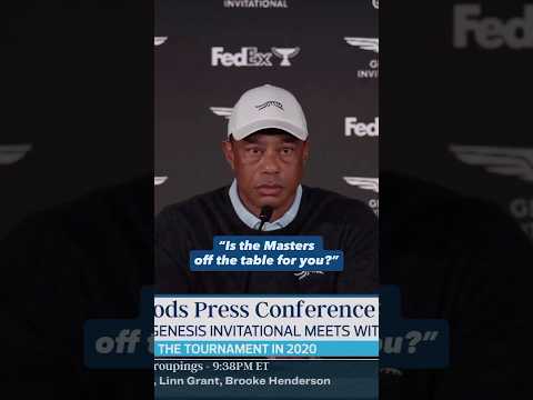 Tiger? Masters? Maybe?👀