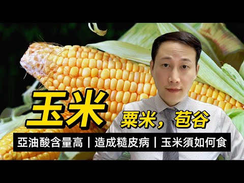 黍米，玉米，營養功效和注意，玉米須可不可以食，點解會造成糙皮病，歐美人是如何處理？