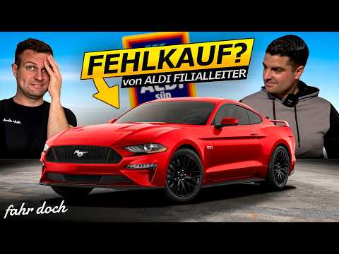 DAS KANN NICHT WAHR SEIN! ALDI Filialleiter fährt FORD MUSTANG | SCHNAPPER ODER FEHLKAUF
