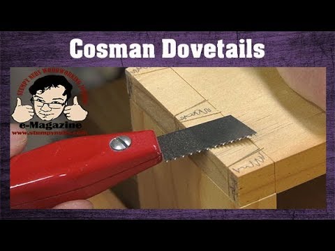 FINALLY- A better way to cut dovetails by hand! (Cosman's Tips and Tricks)