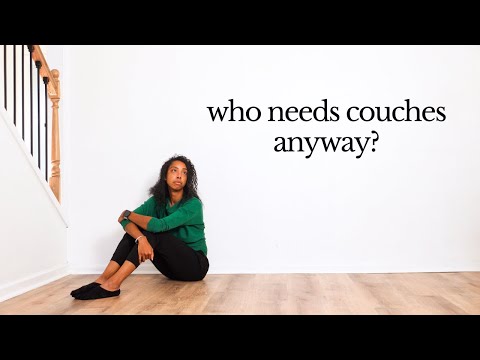 I gave away my furniture to sit on the floor. Here's why.