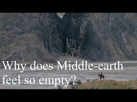 Why does Middle-earth feel so empty?