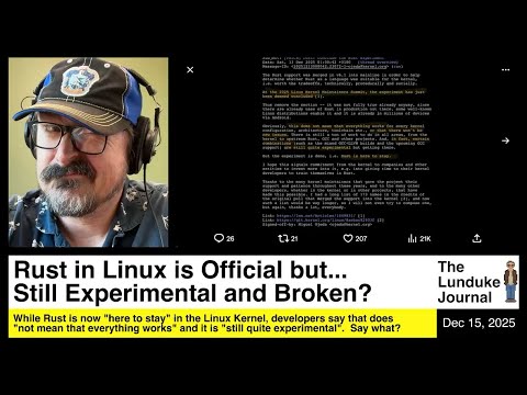 Rust in Linux is Official but... Still Experimental and Broken?