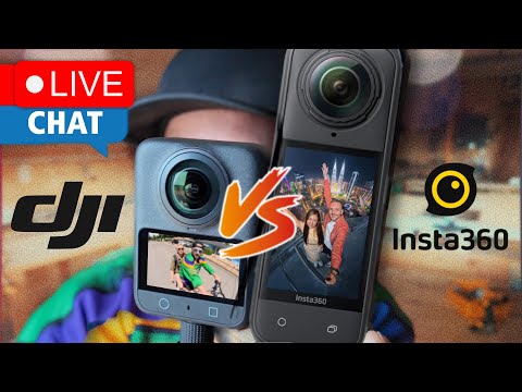 DJI vs Insta360... Live Stream chat/debate. Ask your questions!