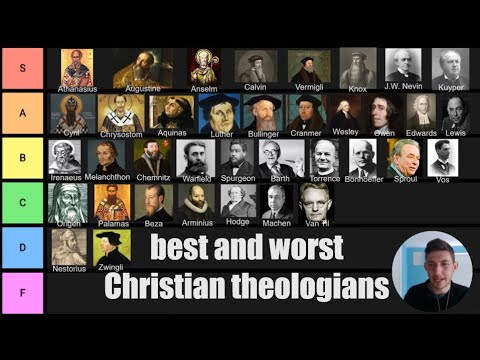 Christian theologians tierlist (0-2000 A.D.)