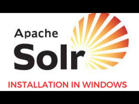 How to install Apache Solr in Windows 10 or later