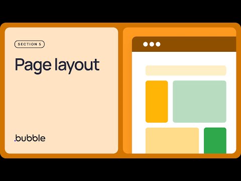 Page layout: Getting started with Bubble (5.2)