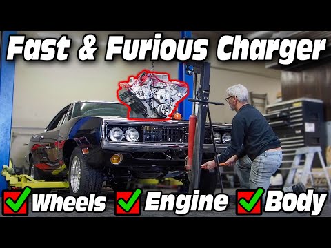 The Fast & Furious Charger Engine Breakdown and Wheels Fitted!
