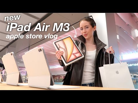 Getting the New iPad Air M3 2025 | Apple Store Vlog
