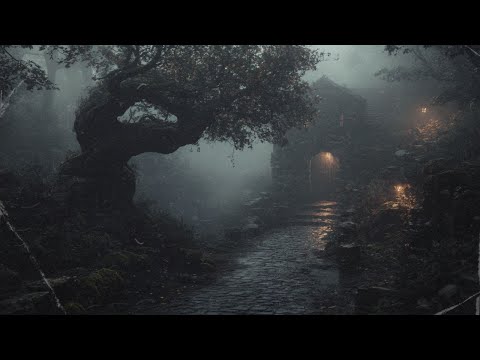 𝐖𝐡𝐢𝐬𝐩𝐞𝐫𝐬 𝐨𝐟 𝐭𝐡𝐞 𝐓𝐰𝐢𝐥𝐢𝐠𝐡𝐭 𝐏𝐚𝐭𝐡 ~ Echoes of Forgotten Secrets Amid Misty Shadows and Lantern Glow