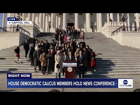 LIVE: House Democratic Caucus members hold news conference