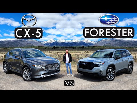 FACEOFF! -- 2025 Subaru Forester vs. 2025 Mazda CX-5: Comparison