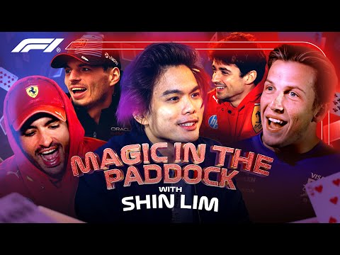 Magician Shin Lim Stuns The Grid With UNREAL Magic in the Paddock!