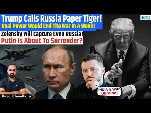Trump's Crazy Rant- Putin Is Paper Tiger, Zelensky To Capture Russia! India With EU & NATO? Kinjal