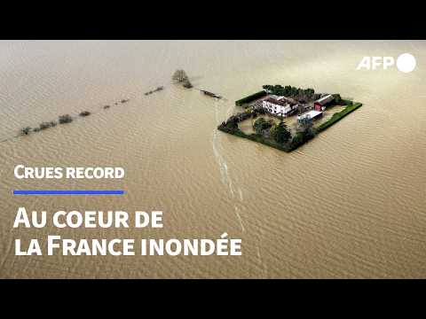 France: les images impressionnantes des crues