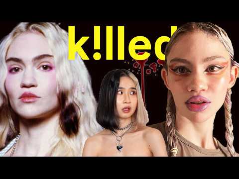 the step by step rebrand of Grimes