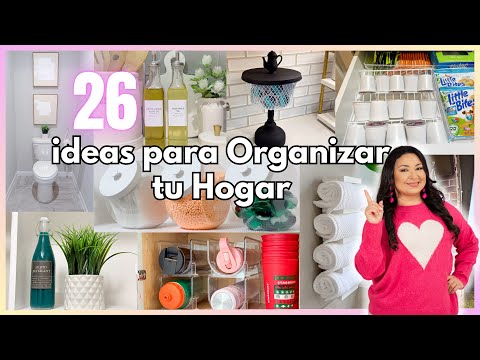 26 iDEAS para ORGANIZAR tu HOGAR en 2026 / How to organize your house