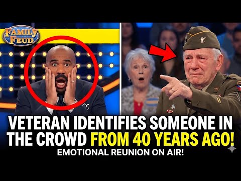 Family Feud STUNNED When Veteran Identifies Someone in the Crowd From 40 Years Ago