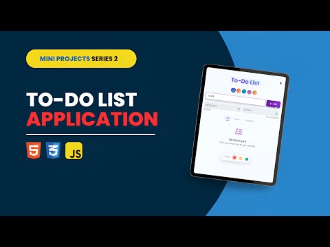 🔥 Build a TO-DO List App with HTML, CSS & JavaScript | Perfect Beginner Project 2025