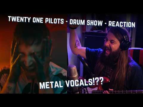 THE DRUMMER SINGS!?!? Twenty One Pilots - Drum Show - Core Kid Reacts