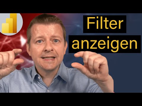 How to display set filters in the Power BI report