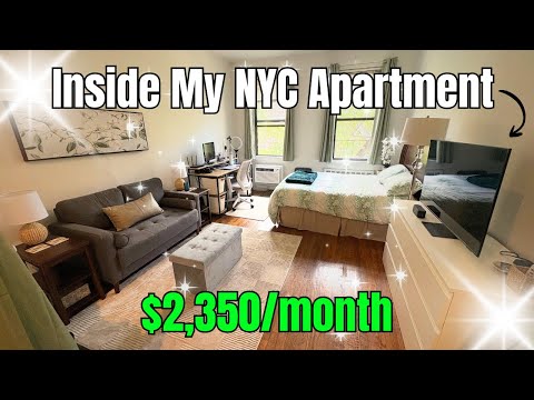 My NYC Studio Apartment Tour | $2,350/Month in Manhattan