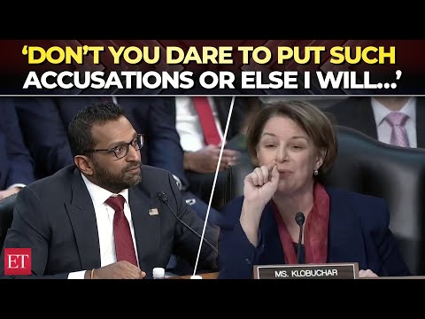 ‘We’re coming for you’: Kash Patel blasts Senator Klobuchar at FBI Director confirmation hearing