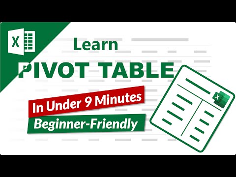 PIVOT TABLE: Excel’s Top Data Tool! Excel in Excel!