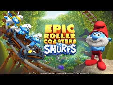 Epic Roller Coasters: We Tried The New Smurf Roller Coasters!!