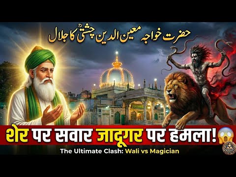 Hazrat Khwaja Garib Nawaz Ne Sher Par Baithe Khunkhar Jadugar Ko Kaise Haraya? 😱 Karamat 