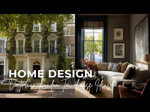 Inside A 19th-Century Victorian LONDON TOWNHOUSE | British Heritage Meets Modern Elegance