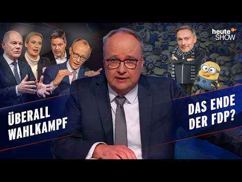 Wahlkampf-Endspurt | Die FDP kämpft ums Überleben | Gift im Meeresschaum | heute-show vom 14.02.2025