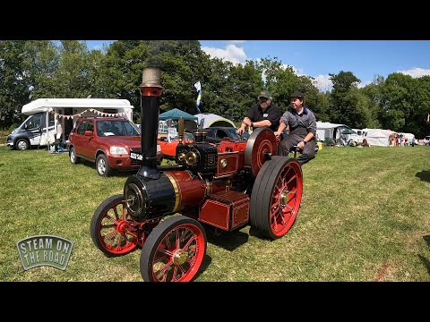 26 - I drive a Burrell Road Engine at the Trout Inn Vintage Weekend in Lechlade