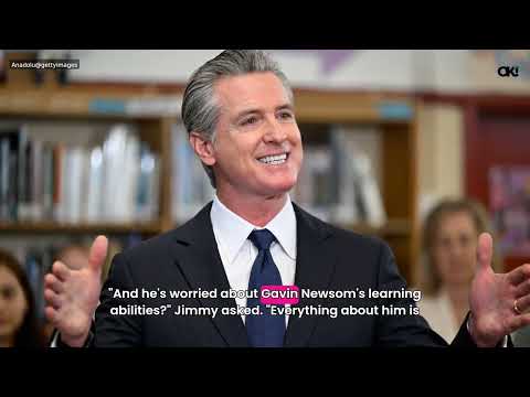 Jimmy Kimmel Calls Out Donald Trump's Dyslexia Jabs as Newsom Feud Escalates