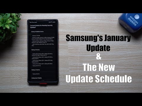 Samsung's January Update & The Revised Release Schedule