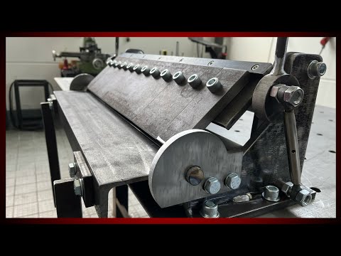 The Best DIY Sheet Metal Bender(  whit bluprint ) Abkantbank Selber bauen. (mit Bauplan)