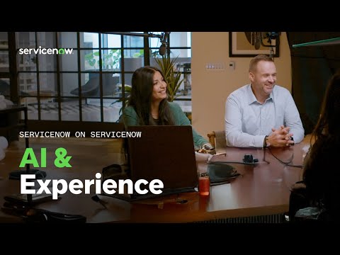 How does ServiceNow use ServiceNow to transform the employee experience?