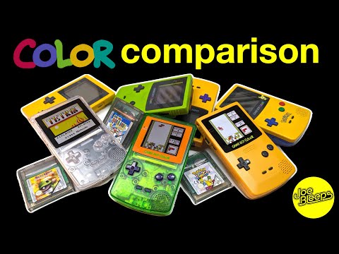 OLED vs FBGBC vs IPS Game Boy Color Showdown!