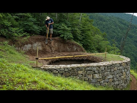 Building a STONE Dugout Shelter in 100 Days