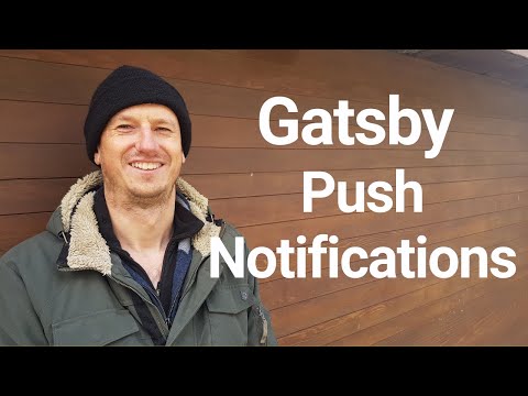 Web push within a Gatsby website