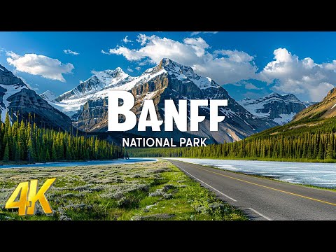 Banff National Park 4K - Inspiring Cinematic Music With Scenic Relaxation Film -Amazing Nature