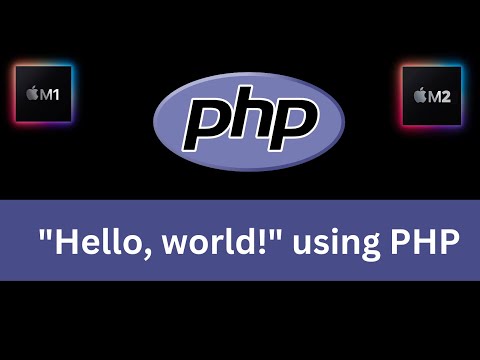 PHP on Macbook M1/ M2 ( Silicon ) | "Hello, World !" using PHP on Mac | PHP on VSCode | XAMPP