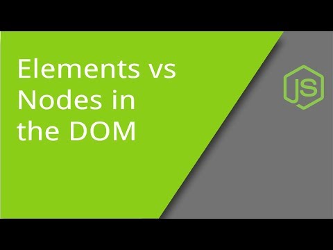 Nodes Versus Elements in the DOM