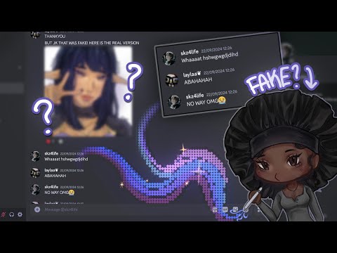 pretending I SUCK at drawing, then SURPRISING them 💁🏾‍♀️