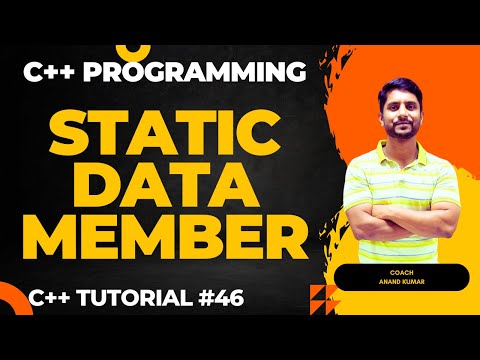 Static Data Member in C++ | C++ Programming | In Hindi