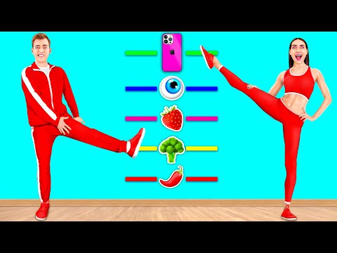 Bermain Permainan Sotong dalam Cabaran Kehidupan Nyata | Cabaran Permainan PaRaRa Challenge