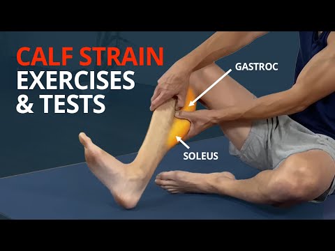 Calf Strain Rehab Exercises and Tests (Gastrocnemius or Soleus?)